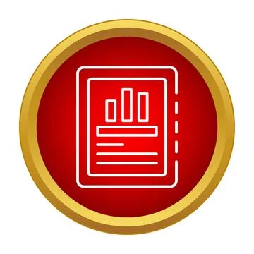 Tablet showing business data report financial analysis concept Stock Illustration