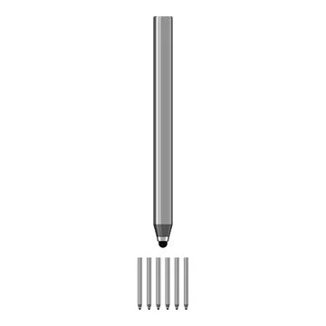 Tablet stylus pen cartoon vector graphic 스톡 일러스트
