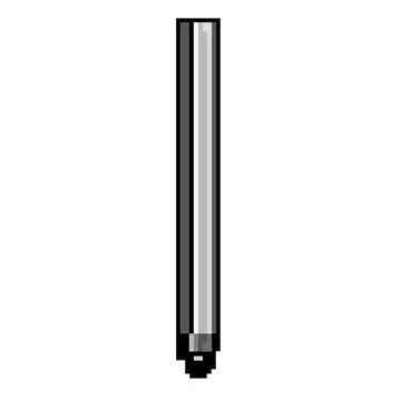 Tablet stylus pen game pixel art vector illustration Illustrazione stock