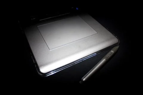 Tablet with stylus Stock Photos