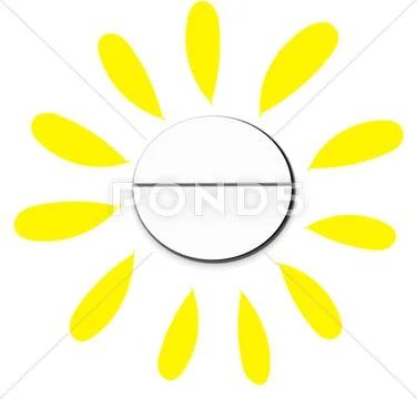 Tablet sun Stock Illustration