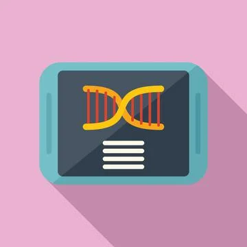 Tablet telemedicine icon flat vector. Online doctor Stock Illustration