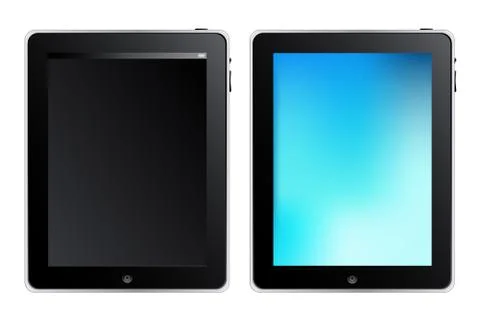 Tablet touch computer Stock Illustration