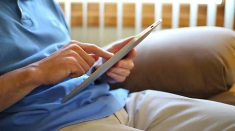 Tablet Touchscreen 2179 Stock Footage 7731966