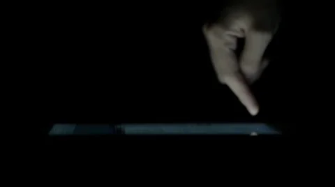 Tablet Touchscreen 库存影片 29229277