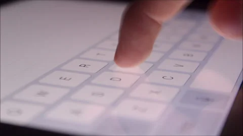 Tablet Typing Stock-Footage 34578378