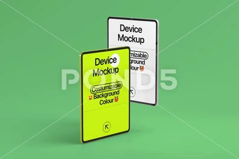 Tablet UI Presentation Mockup PSD Template