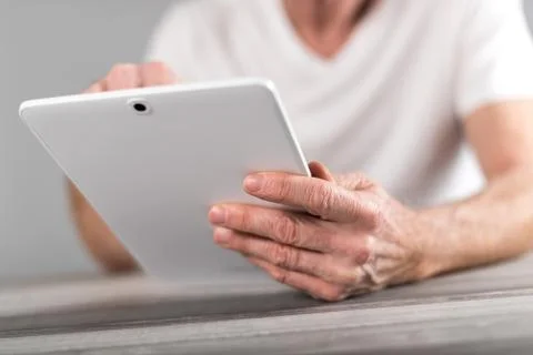 Tablet using Stock-Fotos