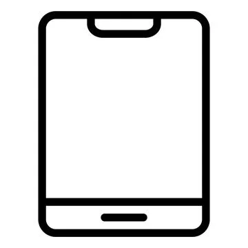 Tablet Vector Icon Design Illustration Illustrazione stock