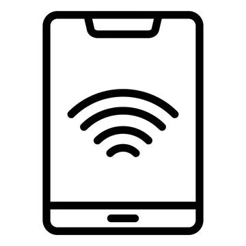Tablet Vector Icon Design Illustration Stock Illustration