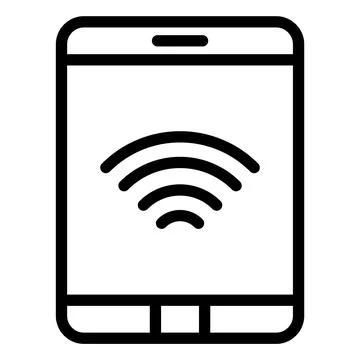 Tablet Vector Icon Design Illustration Stock Illustration