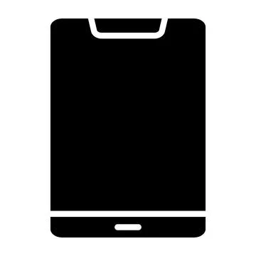 Tablet Vector Icon Design Illustration Stock Illustration