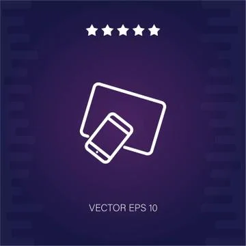 Tablet vector icon Stock Illustration
