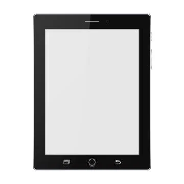 Tablet on white background. Stock Illustration