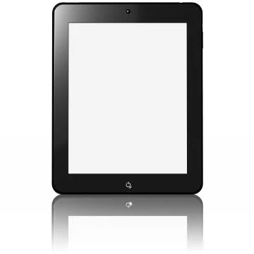 Tablet White Text 스톡 일러스트