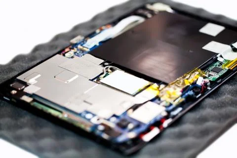 Tablet without cover view Stock Photos