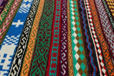 Tablet woven bands Stock Photos