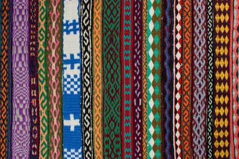 Tablet woven bands Stock Photos