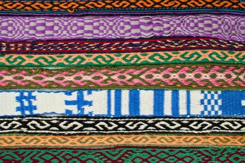 Tablet woven bands Stock Photos