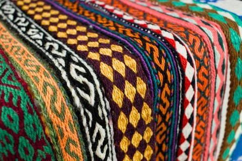Tablet woven bands Stock Photos