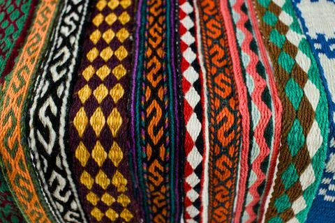 Tablet woven bands Stock Photos