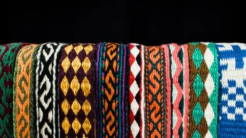 Tablet woven bands Stock Photos
