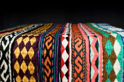 Tablet woven bands Stock Photos