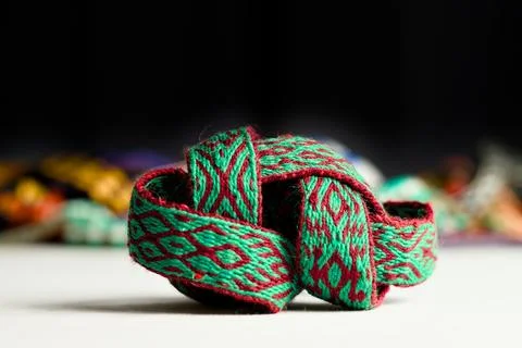 Tablet woven bands Stock Photos