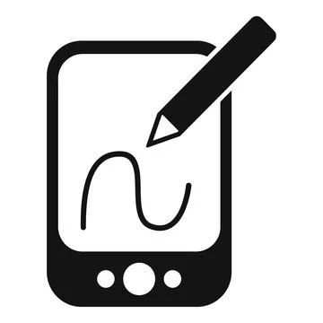 Tablet writing notes icon simple vector. Coping skills Illustrazione stock