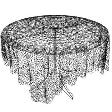 Table&table-cloth V2 3D Model