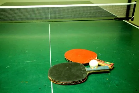 Tabletennis Rackets Stock Photos