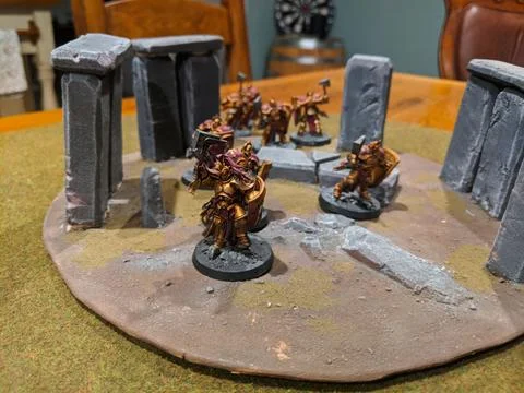 Tabletop Warriors Stock Photos