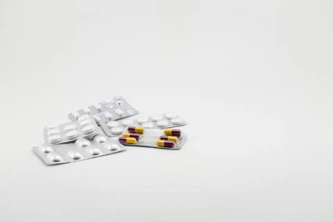 Tablets and pills Stock Photos