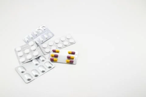 Tablets and pills Foto stock