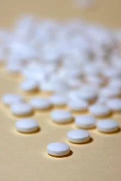 Tablets on beige Stock Photos