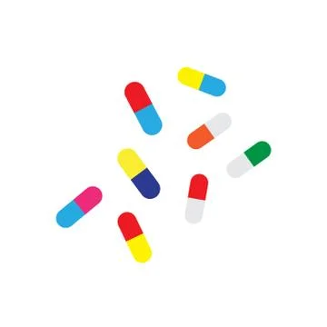 Tablets on black background Stock Illustration