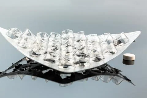 Tablets in blister pack Stock Photos