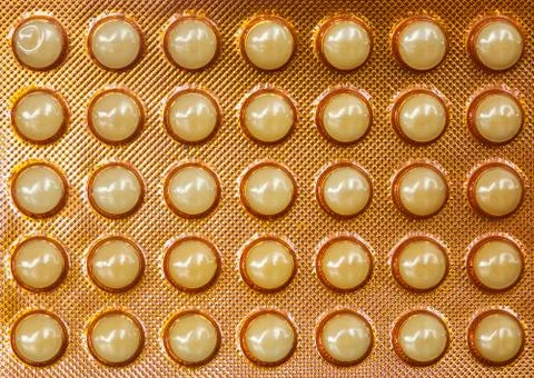 Tablets in a blister pack Foto stock