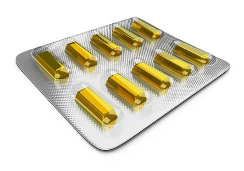Tablets bullion Stock Illustration