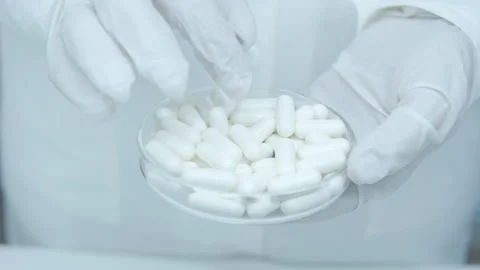 Tablets, capsules and pills. Stock Footage 248308265
