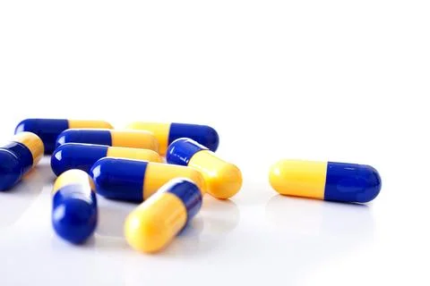 Tablets capsules Stock Photos