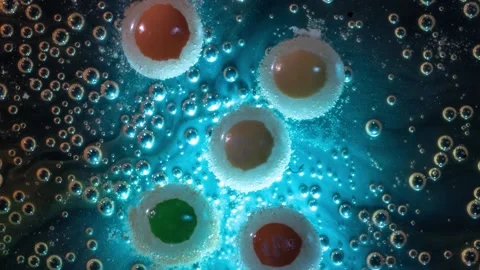 Tablets dissolve in water Video stock 233200196