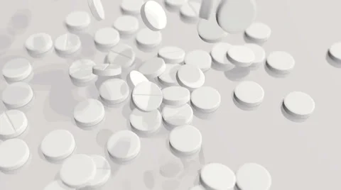 Tablets fall Stock Footage 60698840