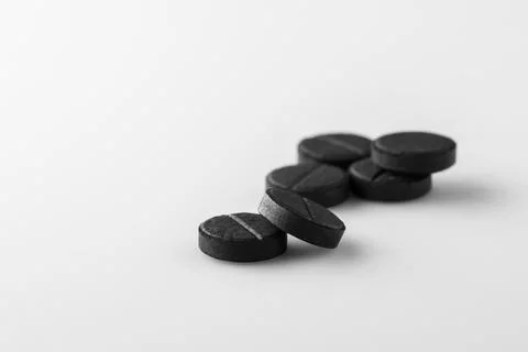 Tablets on a light surface Foto stock