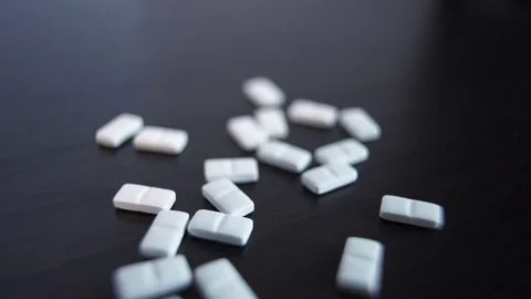 Tablets, medications Stock Footage 73546481