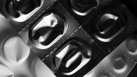 Tablets. Packaging from pills. Stock Photos
