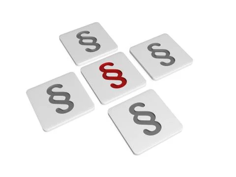 Tablets with paragraph signs Stock Illustration