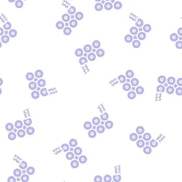 Tablets peat glyph vector seamless pattern イラスト素材