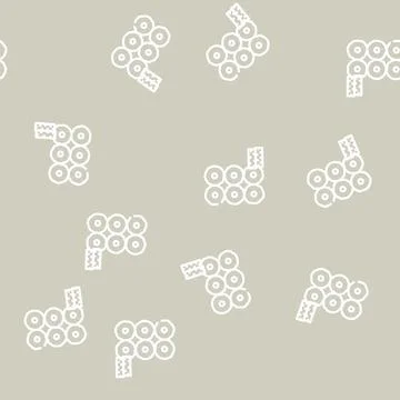 Tablets peat line vector seamless pattern 스톡 일러스트