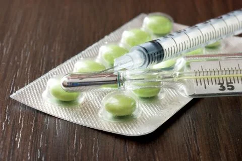 Tablets on the table Stock Photos